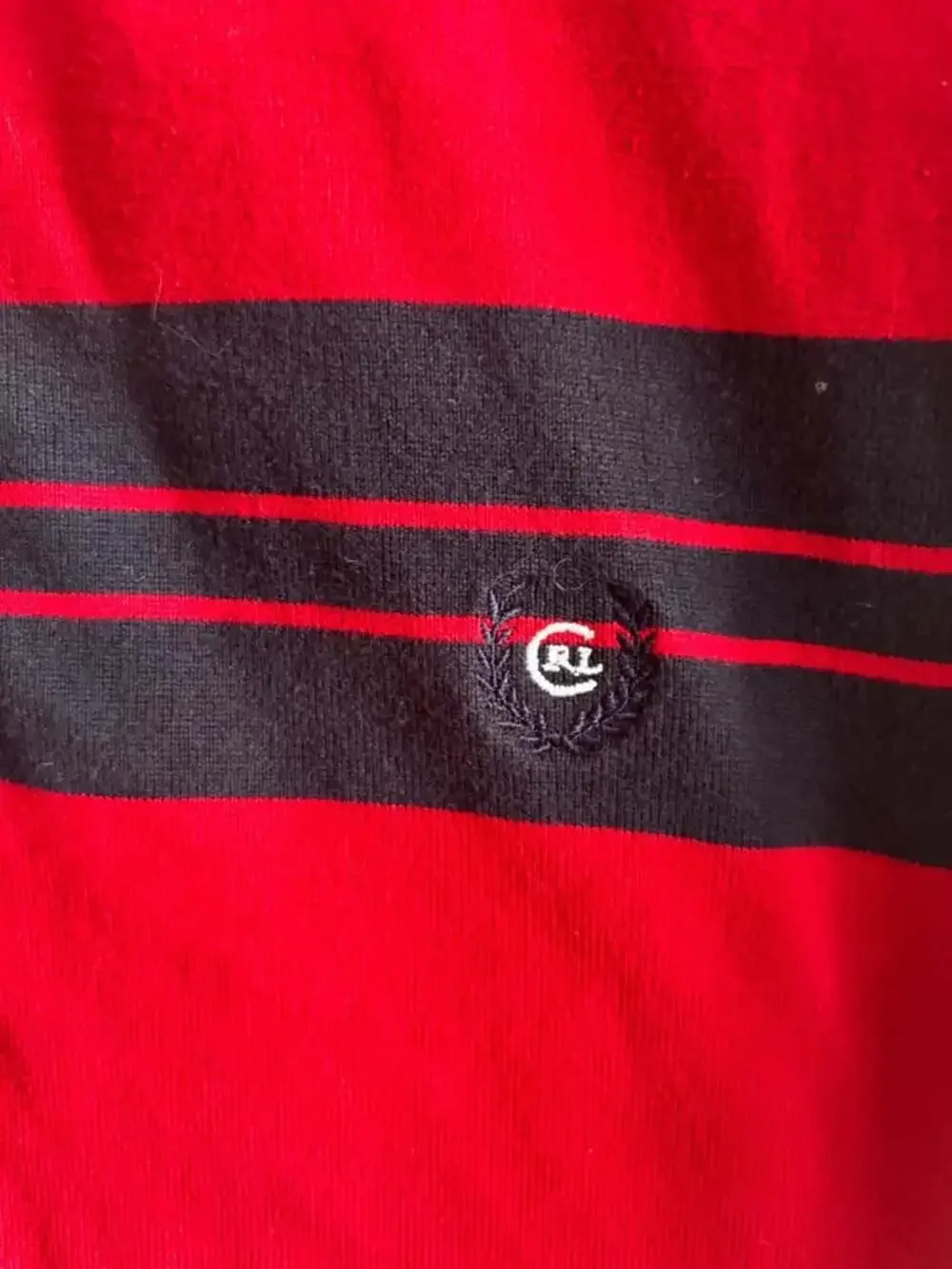 Vintage Chaps Ralph Lauren Striped Rugby Shirt - Men's XXL (Crest Logo)